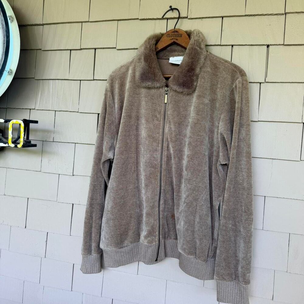 Liz-claiborne Women's Grey and Brown Jacket